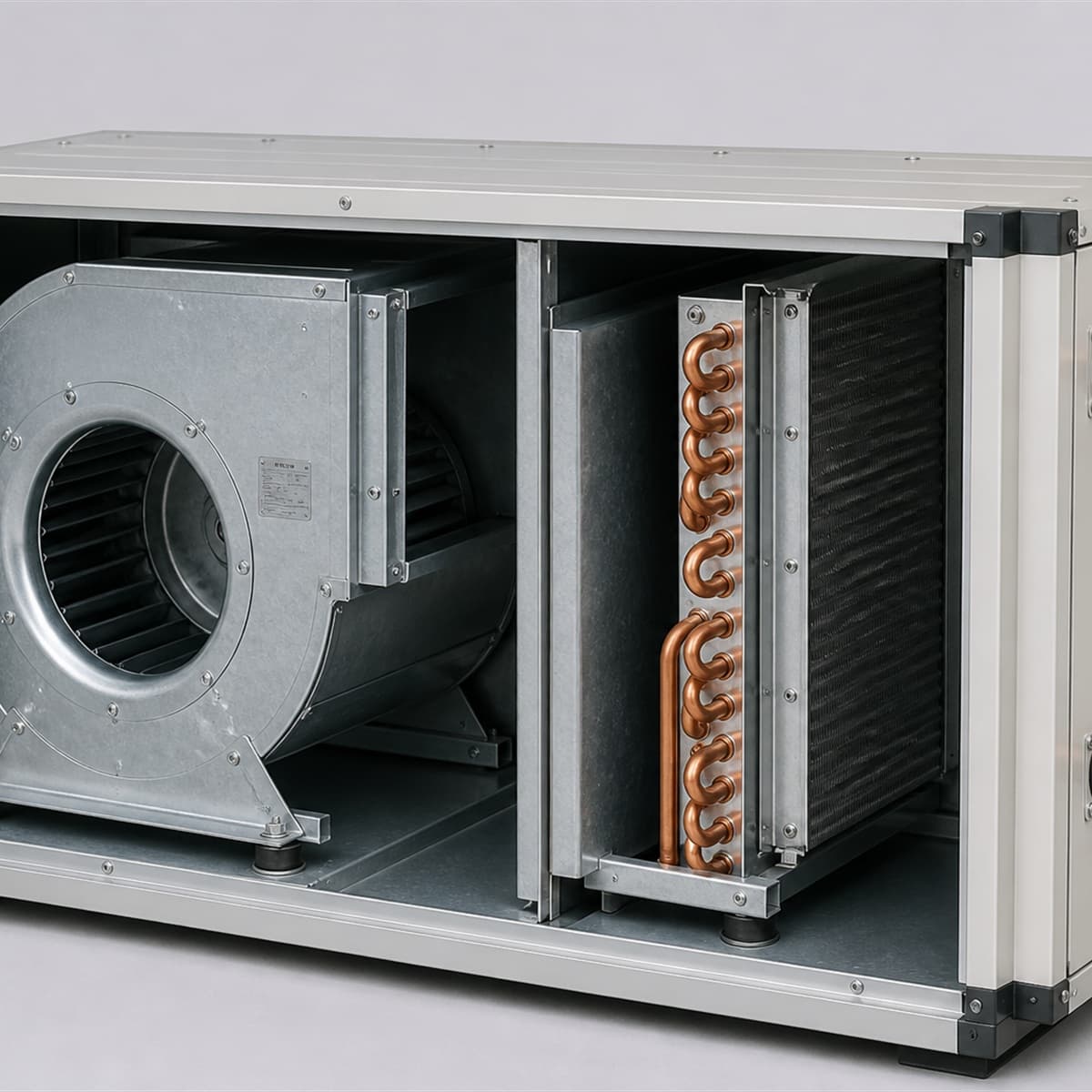 Fan Coil Terminal Units — internal structure