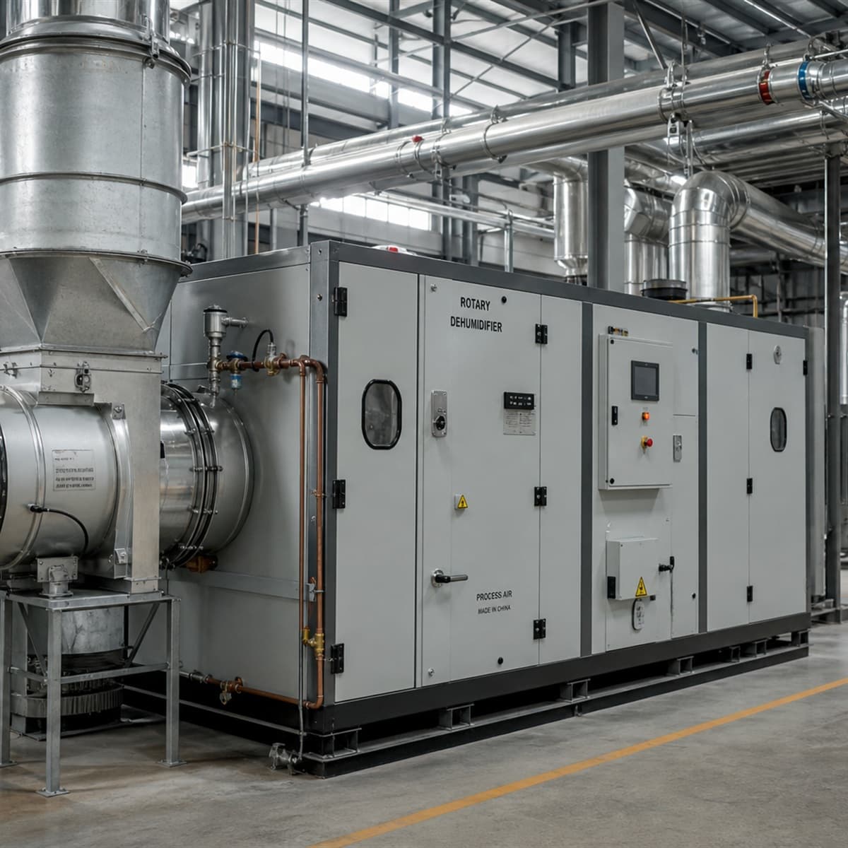 Industrial Rotary Dehumidifiers — installation context