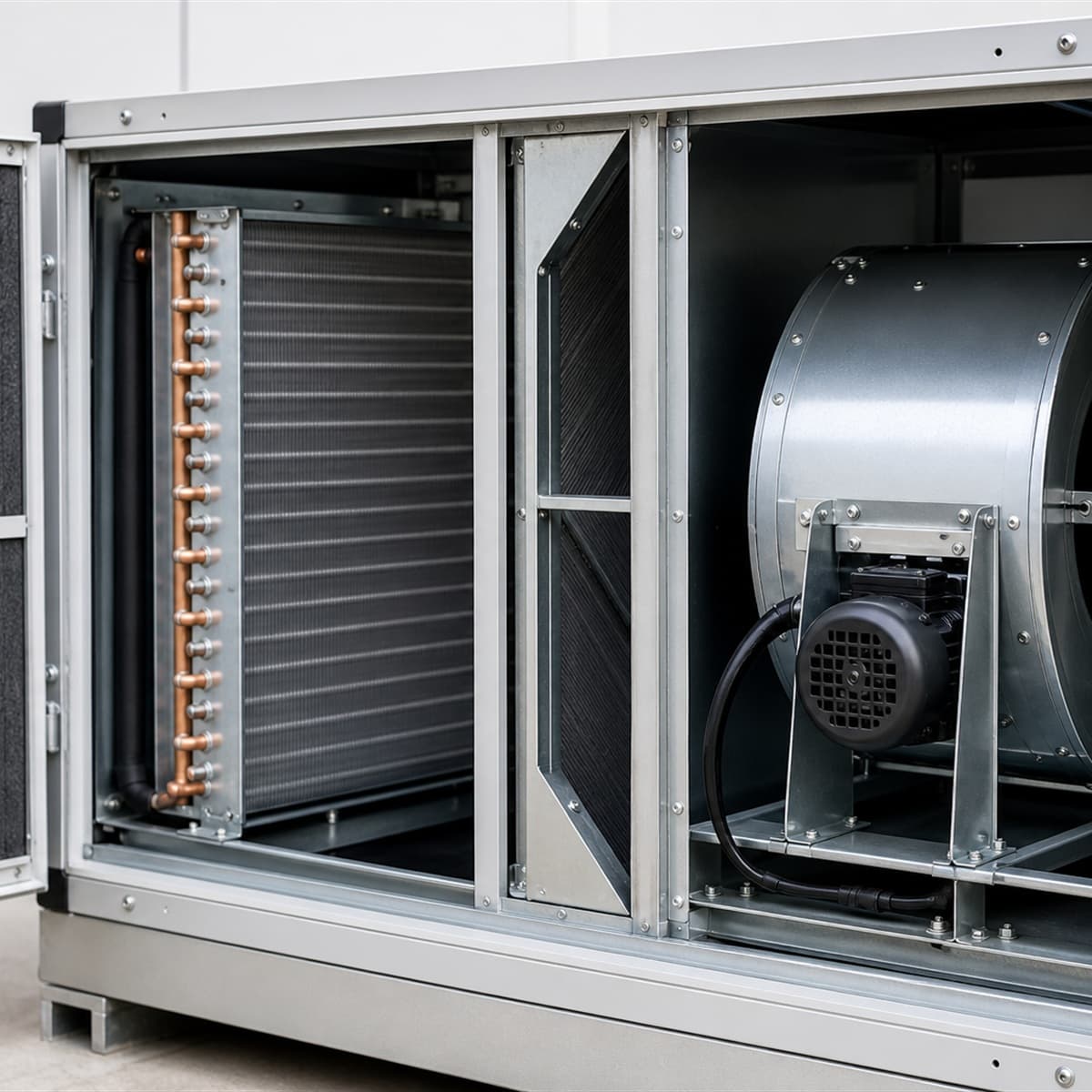 Modular Air Handling Units (AHU) — internal structure