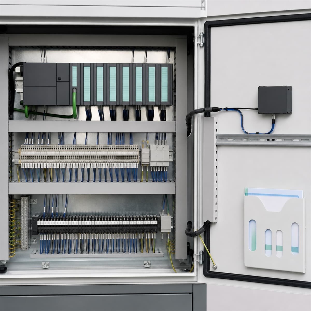 PLC Control Panels — internal structure