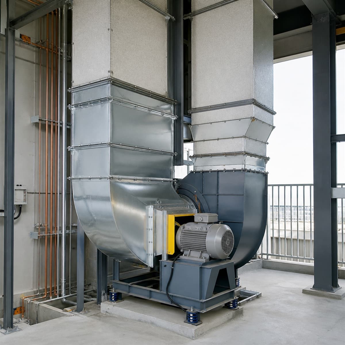 Smoke Extraction Fans (HT300°C/2h) — installation context
