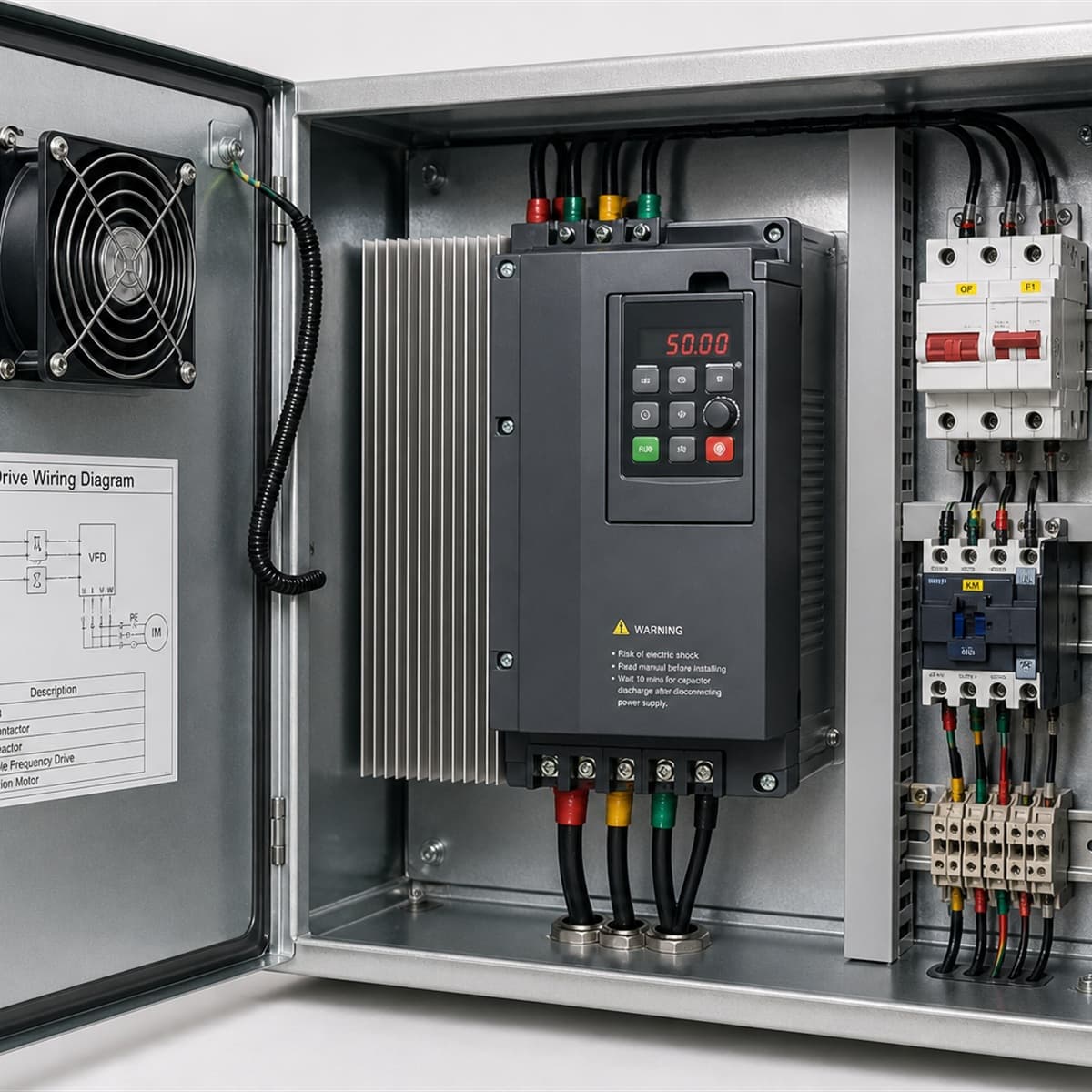 VFD Motor Control — internal structure